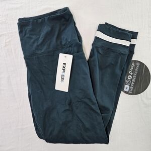 Express Leggings New Emerald Green Pants Women's Size Large